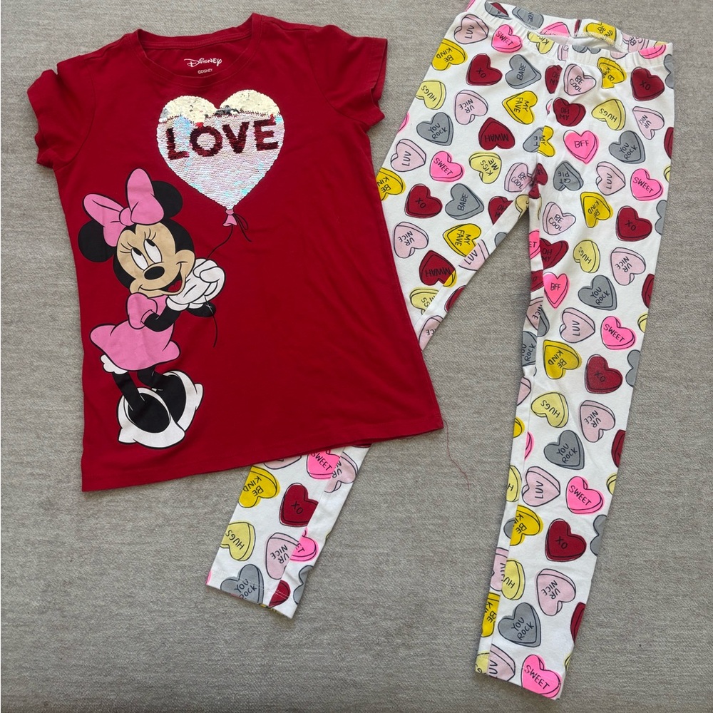 Disney Minnie Mouse Girls Valentine’s Set